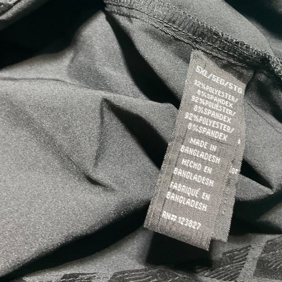 Baroque Gold Mens Black Dress Shirt Flocked Velvet Geometric pattern SZ 5XL - Picture 4 of 4